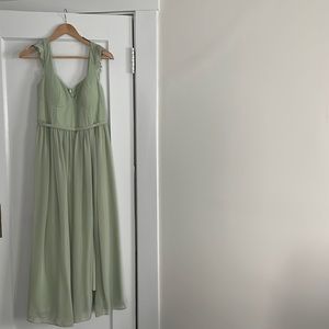 Light sage green dress from Azazie